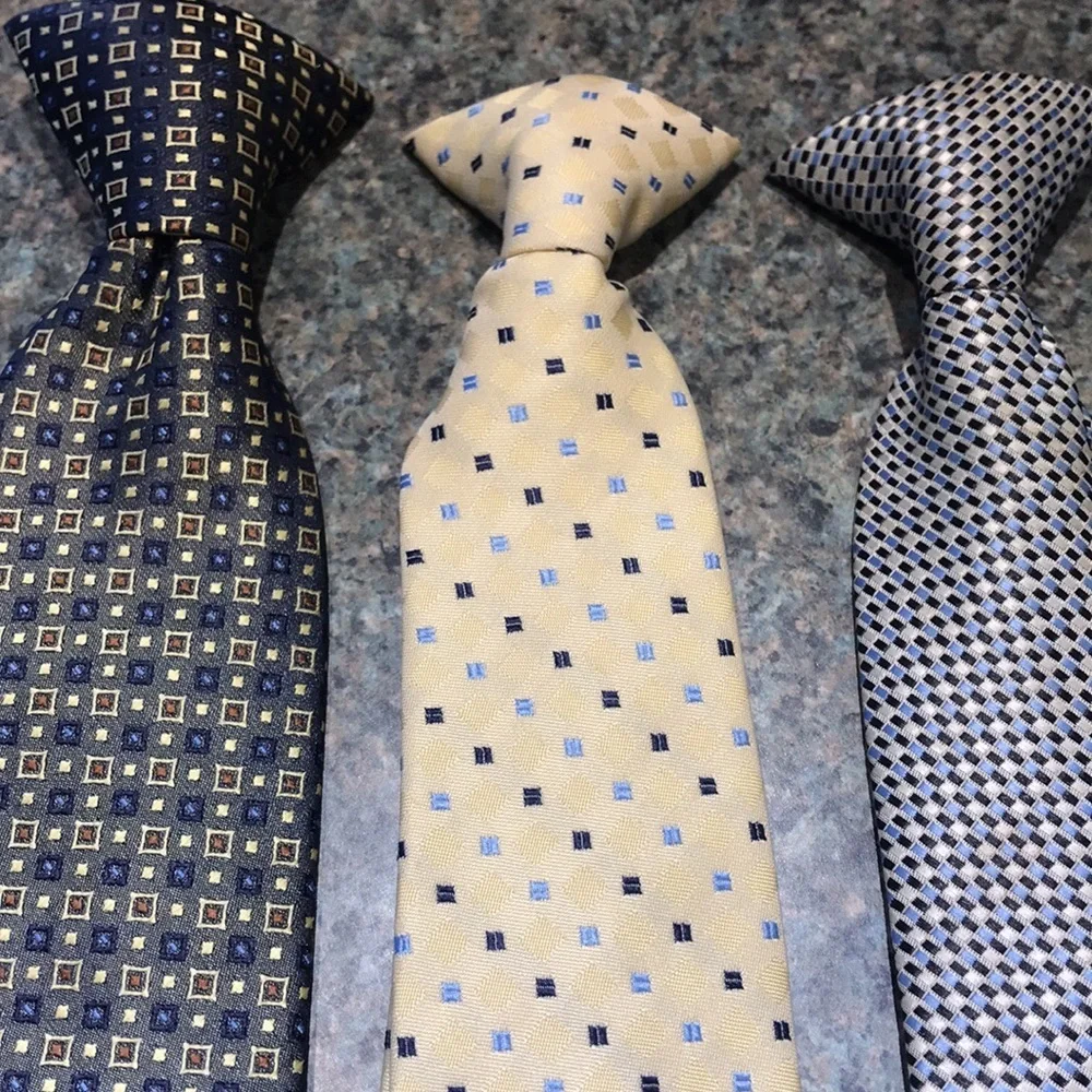 3 youth clip on ties